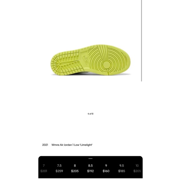 Air Jordan Low 1 ‘limelight’ - Picture 2 of 2